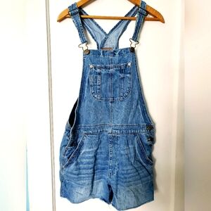 Women's Shortalls Baggy Overall Jean Shorts 💙🤠🐎